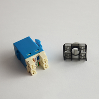 Connettore Keystone RJ45 CAT6 Stile AMP a 180 Gradi, Modulo di Rete UTP 110 IDC, Connettore Keystone RJ45 CAT6 di Alta Qualità