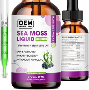 Suplemen vitamin tetes lumut laut cair organik mendukung kesehatan tulang keseluruhan dan relaksasi untuk dewasa - Product Image 1