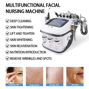 Appareil portable d'hydro-microdermabrasion pour le nettoyage du visage, élimination des points noirs, Aqua Jet Peel, Oxygen Jet Peel, utilisation faciale, type de prise - Product Image 3