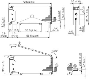 Sensor de Fibra Óptica SICK GLL170-P332 6063334 de Venta Caliente, GLL170 10-30V, Cable de 3 Hilos de 2m, Detección GLL170-P332, SICK de Venta Caliente - Product Image 4