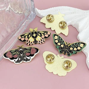 เข็มกลัดโลหะญี่ปุ่นน่ารักขายส่ง ลายผีเสื้อ แมลง การ์ตูน รูปสัตว์ ของตกแต่งงานแต่งงาน ของขวัญ งานหล่อ - Product Image 4