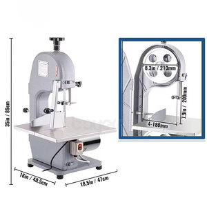 Scie à os électrique semi-automatique pour boucher, machine à découper la viande et les os - Product Image 2
