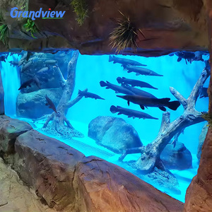Aquariums et réservoirs en plexiglas de Guangdong grand aquarium d'aquarium en verre ultra clair - Product Image 2