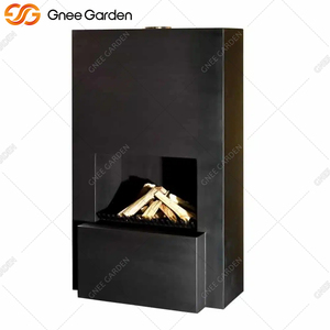 หม้อหุงข้าวกลางแจ้งทำจากไม้คอร์เทนเตาย่างบาร์บีคิวในสวนเตาไฟไฟแบบควันสำหรับสนามหลังบ้าน - Product Image 4