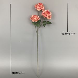 Rosas Artificiales, Ramo Decorativo de Alta Simulación, Arreglo Floral para Bodas, Decoración de Exteriores y Jardinería - Product Image 4