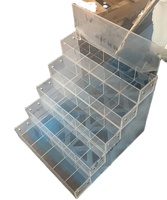 Présentoir de stylo acrylique détachable d'usine de Yiwu