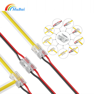 9 Functions in 1 I L T X Shape Solderless Quick LED <strong>Connector</strong> for 5mm 8mm 10mm Width 2Pin Single Color Cob LED Strip Light - Product Image 1