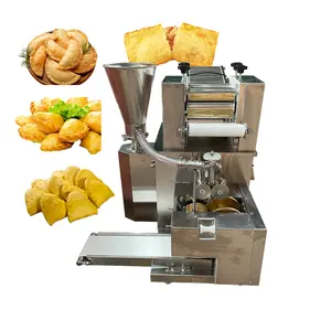 Britain momo making machine automatic dumpling half moon style pie maker equipment to make samosa
