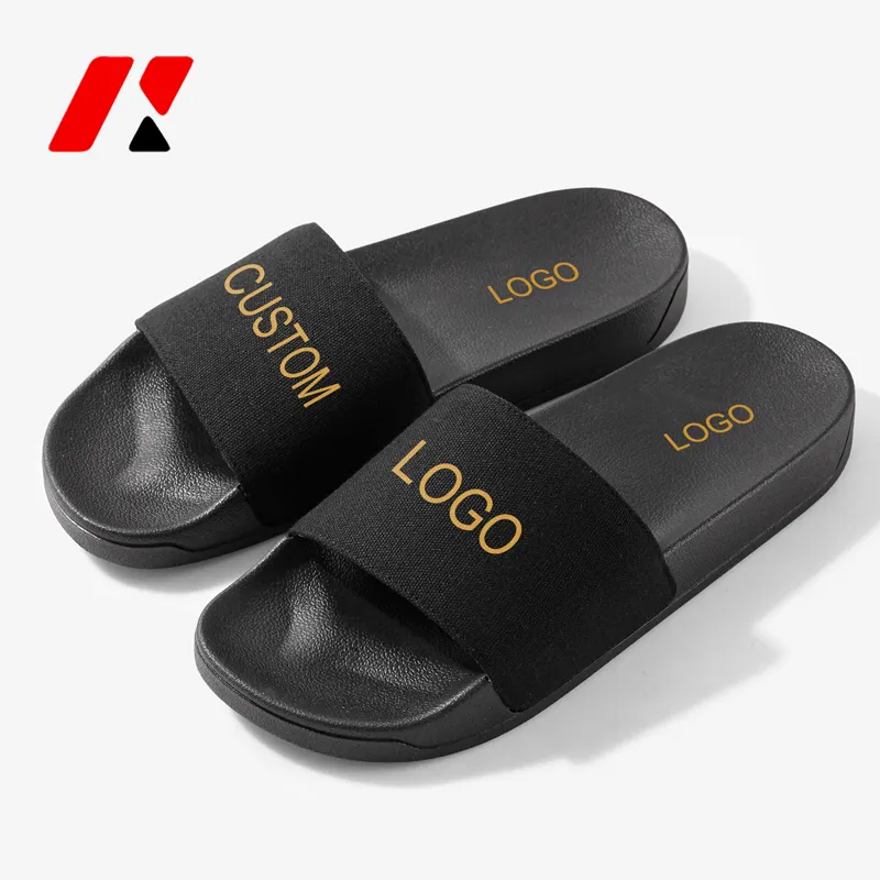 Custom Your Own Designer Brand Logo Printed Slides Footwear Canvas Shoes Men Sport Outdoor Sublimation Slides Slippers