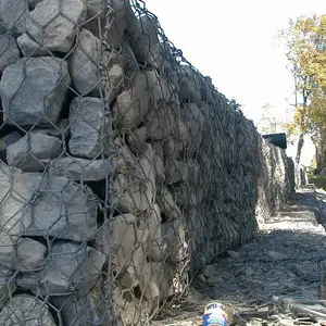 Leadwalking 2.0*1.0*0.5 Kích thước đá gabion hộp chi phí thấp mạ kẽm tốt lưới gabions Trung Quốc 80x100mm lưới gi PVC tráng gabion