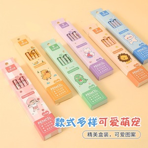 Da Sheng dibujos animados lindo lápiz Caja 10 estudiantes de escuela primaria HB lápiz con cabeza de goma papelería al <span class=keywords><strong>por</strong></span> <span class=keywords><strong>mayor</strong></span> - Product Image 2