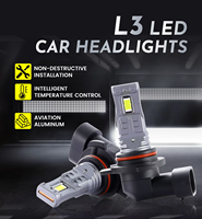 Système d'éclairage automobile 40W 6000K Phares LED 9005 9006 9012 H7 H11 H4 Ampoule LED pour voiture Faisceau haut et bas HIR2 Lumière LED pour voiture