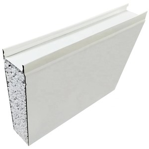 Panneau sandwich en acier léger, <span class=keywords><strong>plaque</strong></span> métallique, mur d'entrepôt, ignifuge, panneau en mousse EPS - Product Image 1