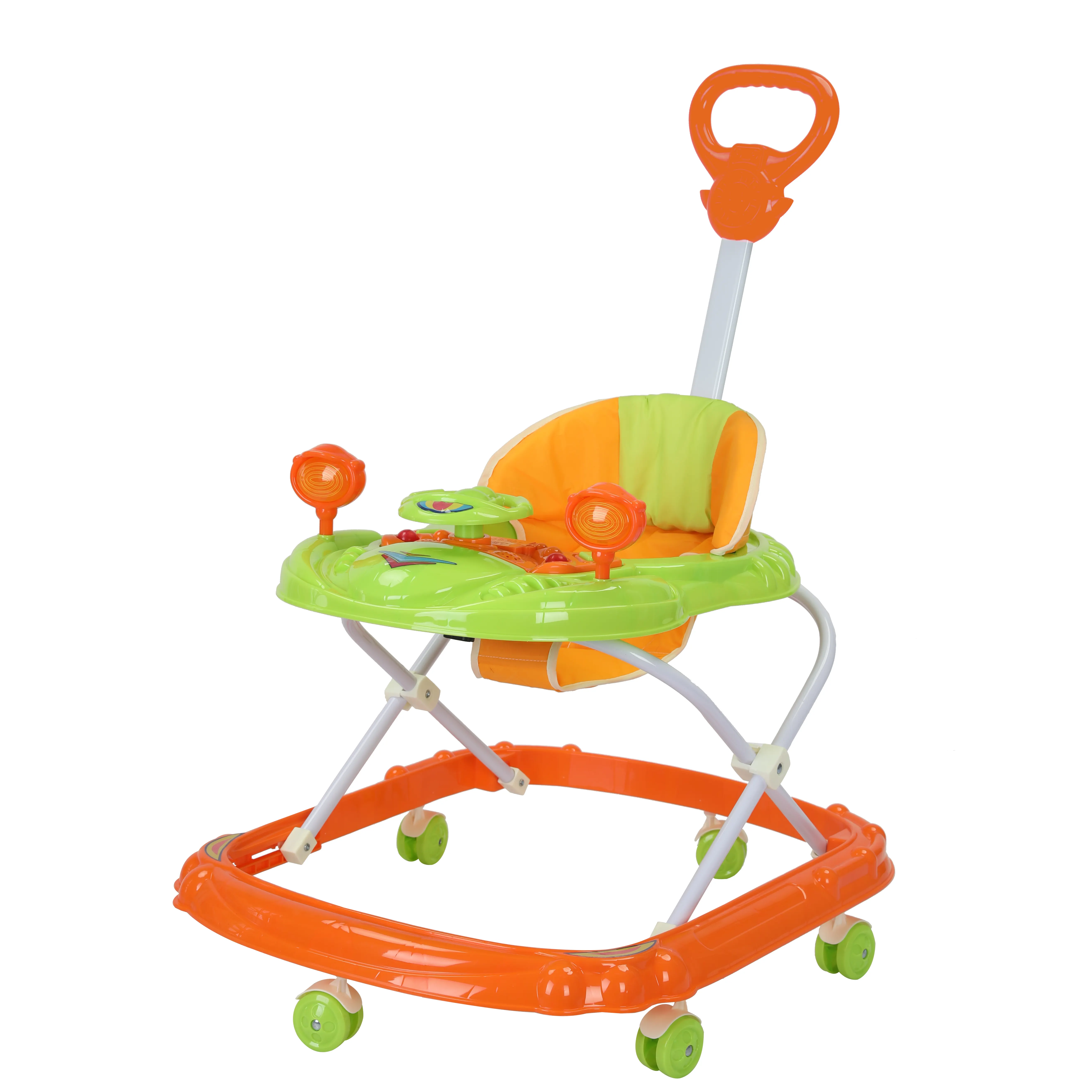 Lernsicherheit Multifunktions-Rennspielzeug mit Großhändler neuen Autositz-Spielzeug, musikalische Aktivität Räder Baby-Walter