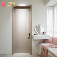 Portes intérieures modernes en bois composite sur mesure, isolation acoustique, construction durable, pour salle à manger, salle de bain, appartement, chambre