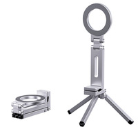Support de téléphone magnétique BONCARTECK 2 en 1, pliable, en alliage d'aluminium, support de bureau, rotation à 360°, universel pour 16 15 14