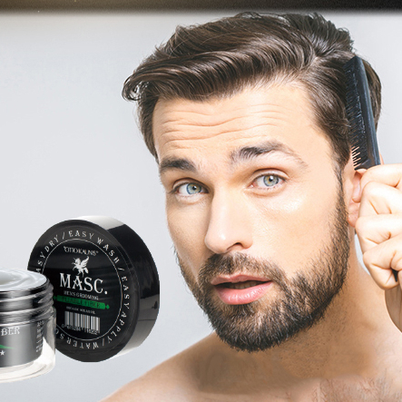 Парикмахерская мужская из 100% натурального волокна средней длины и средней высоты