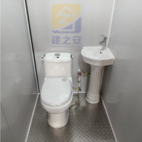 Toilettes mobiles, WC détachable, conteneur sanitaire, maison préfabriquée, toilettes portables, toilettes publiques extérieures, salle de bain esthétique