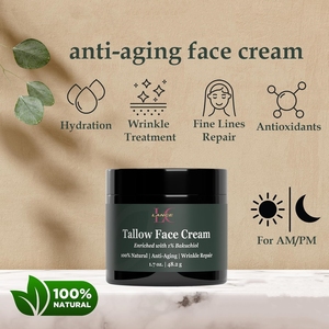 Crème pour le visage au suif de boeuf Lance OEM ODM hydrate en profondeur la peau réparer la fermeté crème de suif nourrie à l'herbe avec bakuchiol - Product Image 6