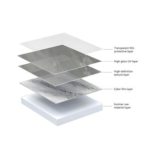 Panel de Pared de Mármol de Alto Brillo, Impermeable, 1.22x2.44m, Panel de Pared de PVC con Aspecto de Mármol - Product Image 4