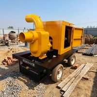 Pompe à eaux usées électrique haute pression robuste avec roue anti-blocage, unité mobile de lutte contre les inondations pour le drainage urbain
