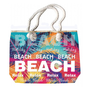 Logo personnalisé Grand sac de plage en toile Souvenir touristique Tenerife <span class=keywords><strong>Canaries</strong></span> Majorque Sac fourre-tout - Product Image 5