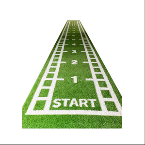 Gazon artificiel en PVC de bonne qualité, durable, piste de luge de gym, gazon synthétique, antidérapant, résistant à l'usure, installation facile, haute densité - Product Image 3