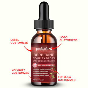 Экстракт берберина в жидких каплях 500 мг, капсулы для поддержки уровня сахара в крови GlucoFit, для метаболического здоровья и хорошего самочувствия сердца, растительные добавки - Product Image 5