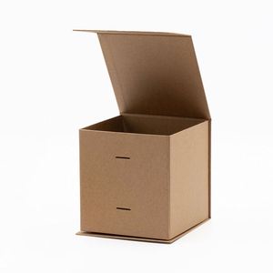 Wholesale Foldable Retail Products <b>Packing</b> Magnetic Kraft Cube Gift <b>Boxes</b> - Product Image 4