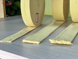 Chất 100% cao Kevlar phẳng Wicking mở-kết thúc quay đạo cụ 75mm chiều rộng 3mm Độ dày tùy chỉnh tung hứng vật liệu phẳng Wicking - Product Image 6