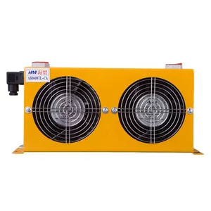 Hot sales high work pressure hydraulic oil radiator plate fin aluminum heat exchangers with fan