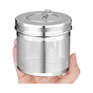 Tamper per Caffè in Acciaio Inox Riutilizzabile dal Design Creativo con Schiumarola e Pratico Infusore - Product Image 4