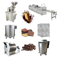 Automatische Kleinschalige Alles-In-Één Chocolademachine Voor Cacaopoeder-Chocoladepasta-Vulmachine