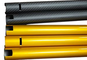 Tubo Redondo de Fibra de Carbono SHENYU de Alta Rigidez, 30 mm de Diámetro, Color Oro Champán Personalizado, para Piezas Personalizadas - Product Image 2