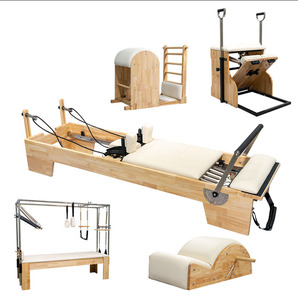 Máquina de Ejercicio Comercial Económica de Roble para Fitness, Yoga y Ejercicios de Core, Portátil y Ajustable - Product Image 1