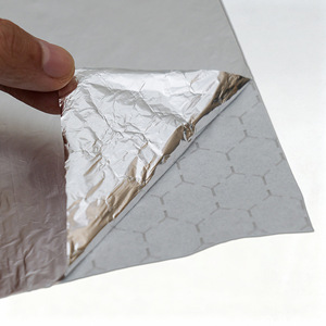 Papier aluminium nid d'abeille 30x30cm, emballage alimentaire jetable pour sandwichs, hamburgers, poulet frit à emporter - Product Image 3