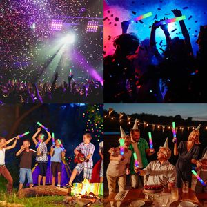Bâtons lumineux LED clignotants à 3 modes pour mariages, concerts, Noël, Halloween, fournitures de fête, bâtons lumineux en mousse, jouets lumineux en vrac - Product Image 6