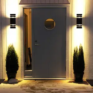 Hot Sale Modern Home Lighting E26 LED Wall Light Hotel Villa Exterior Mounted Waterproof Cylinder Outdoor Wall Lamp