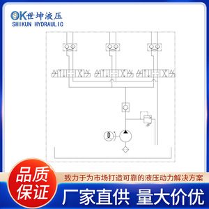 Shikun Hydraulic Power Unit Sk A5001 G03W 023C2 D242.1D1.16YW8L18 18Mpa Steel System For <b>Snow</b> <b>Sweeper</b> - Product Image 5