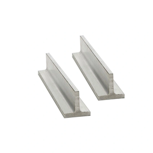 Perfil de Aluminio en Forma de T, Aleación 6063 T5, Tamaño 20 x 10, 20 x 20, 15 x 20, Grosor 1 mm, Perfil en T, Precio Bajo - Product Image 1