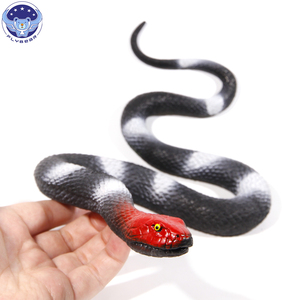 Juguete de serpiente de goma suave grande simulación TPR hoja <span class=keywords><strong>Python</strong></span> vidrio Material animales salvajes y dinosaurios juguete para apretar - Product Image 5