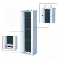 Haut-parleur colonne mural PA 20W 30W 40W 60W pour hôtels, centres commerciaux et systèmes audio professionnels