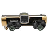 Enceinte étanche de haute qualité 50 w, haut-parleur, son, pour moto, scooter, ATV, UTV, système audio MP3, FM, BT, Assistant vocal