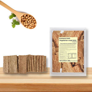 Özelleştirilebilir vejetaryen et hammaddeleri lal soya proteini TVP gdo olmayan soya TVP dokulu sebze proteini biftek - Product Image 6