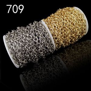 Chaîne métallique en rouleau de 10 mètres, plaquée fer, accessoire pour sac DIY - Product Image 4