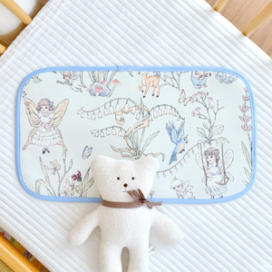 Almohada Plana Anti-vómito Transpirable de Seda Helada para Bebés Recién Nacidos de 0 a 12 <span class=keywords><strong>Meses</strong></span>, Sensación Refrescante de Verano, Venta al por Mayor de Fábrica/OEM - Product Image 4