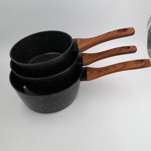3 pezzi eco-friendly in marmo antiaderente in alluminio pressofuso Set padella a induzione compatibile per la moderna cucina casalinga - Product Image 6