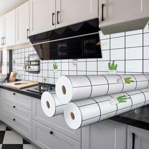 <span class=keywords><strong>Film</strong></span> Adhésif Écologique Anti-Huile, Imperméable et Thermorésistant pour Carrelage de Cuisine et Protection Murale de la Cuisinière (Vente en Gros) - Product Image 1