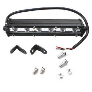 Barre LED 12V Slim à une seule rangée, 18W, 6 LED, pour <span class=keywords><strong>voiture</strong></span>, SUV, camion, éclairage de conduite, couleur blanc pur, accessoires automobiles - Product Image 2