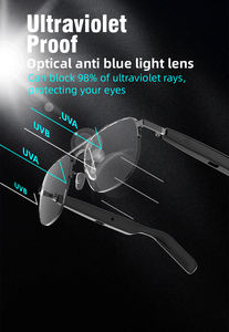 <span class=keywords><strong>Lentes</strong></span> resistentes a los rayos UV, gafas profesionales de música, juegos de respuesta y asistente de vida del teléfono, impermeables y a prueba de sudor - Product Image 6